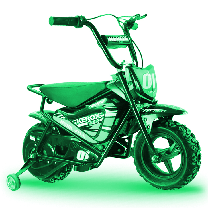 Moto électrique enfant KEROX E-Fat kids 250W ROSE