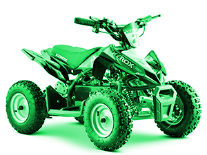 Pocket Quad enfant électrique LBQ Speedy BW6 VERT