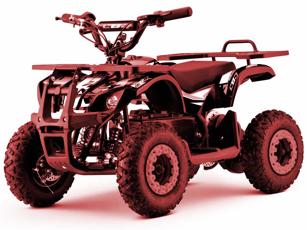 Pocket quad 50cc rouge, Sand, LBQ pour enfants à partir de 3 ans