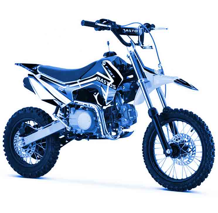 pit bike 125cc BLEU