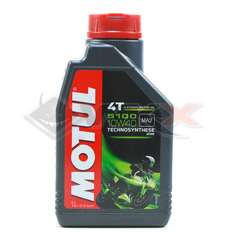 huile moteur 10W40 motul 5100 pour dirt bike, pit bike et mini moto