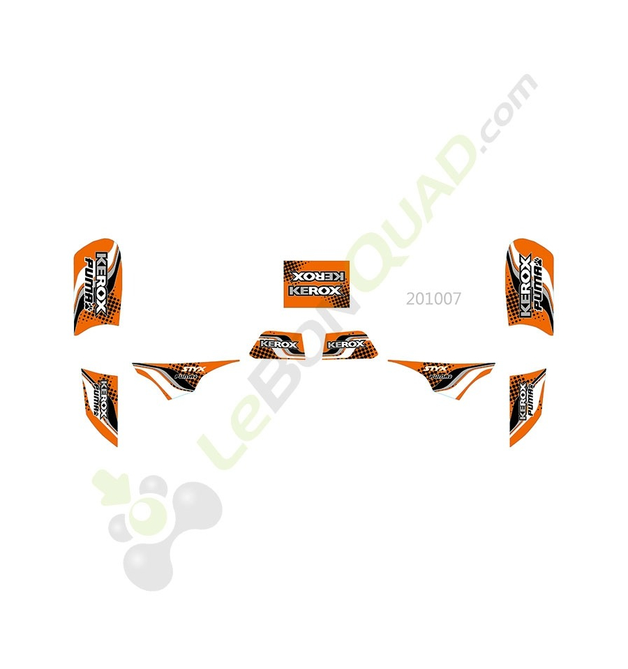 Kit décoration Orange pour quad enfant 110cc Puma