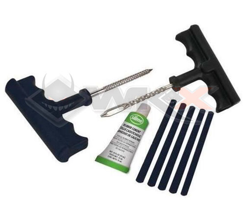 kit réparation pneu tubeless pour pit bike, dirt bike et mini moto
