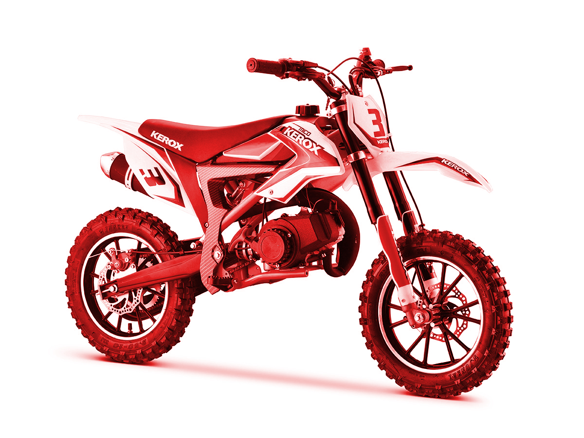 pocket cross 50cc Kerox Mico, rouge