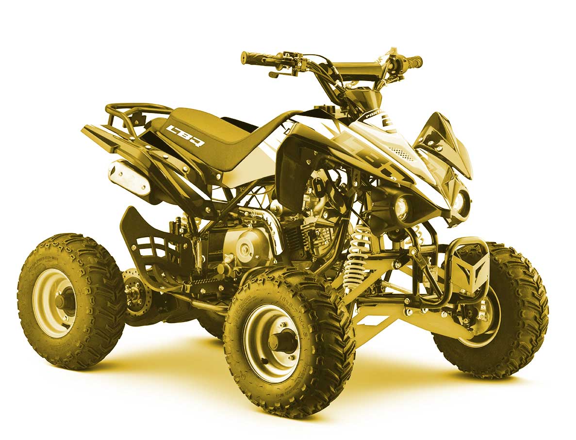 Quad enfant 125cm3 jaune LBQ Panthera