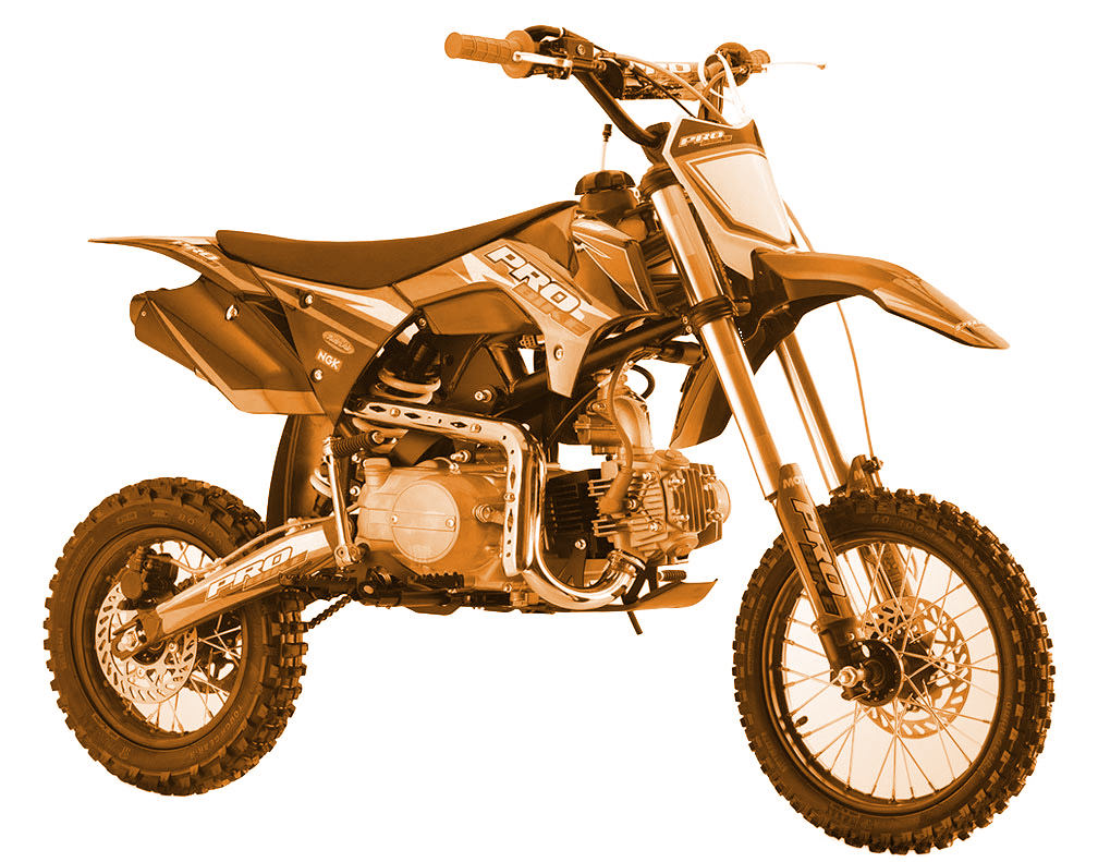 Pit bike 125cc probike, orange