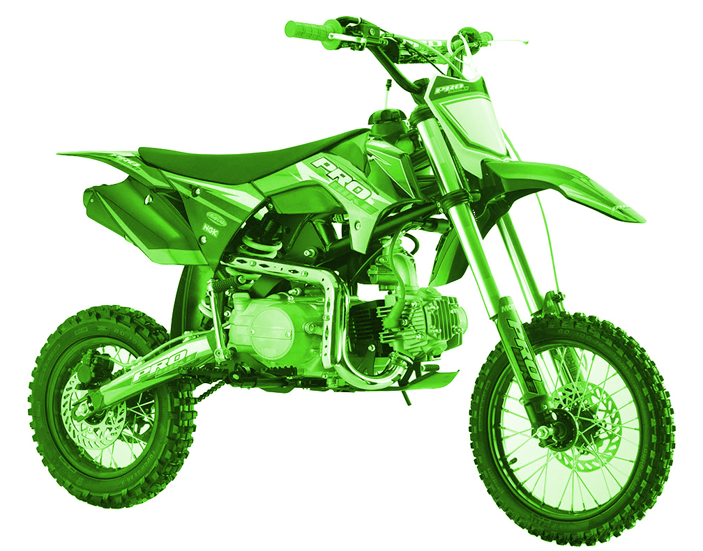 Pit bike 125cc probike, vert