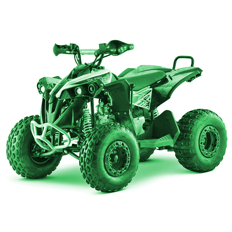 Quad 125cc vert, modèle Canada, destiné aux enfants 