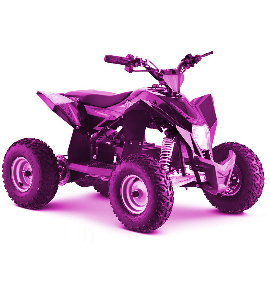 Quad électrique enfant, rose, de chez Kerox, modèle E-MKT 