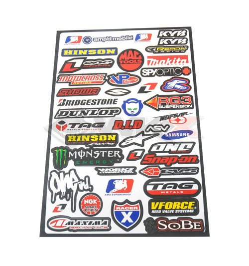 Stickers autocollant pour dirt bike, dirt bike et mini moto