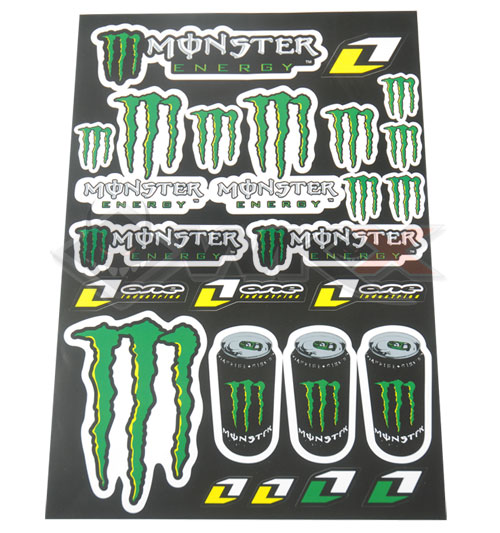 Stickers autocollants Moto Monster Energy