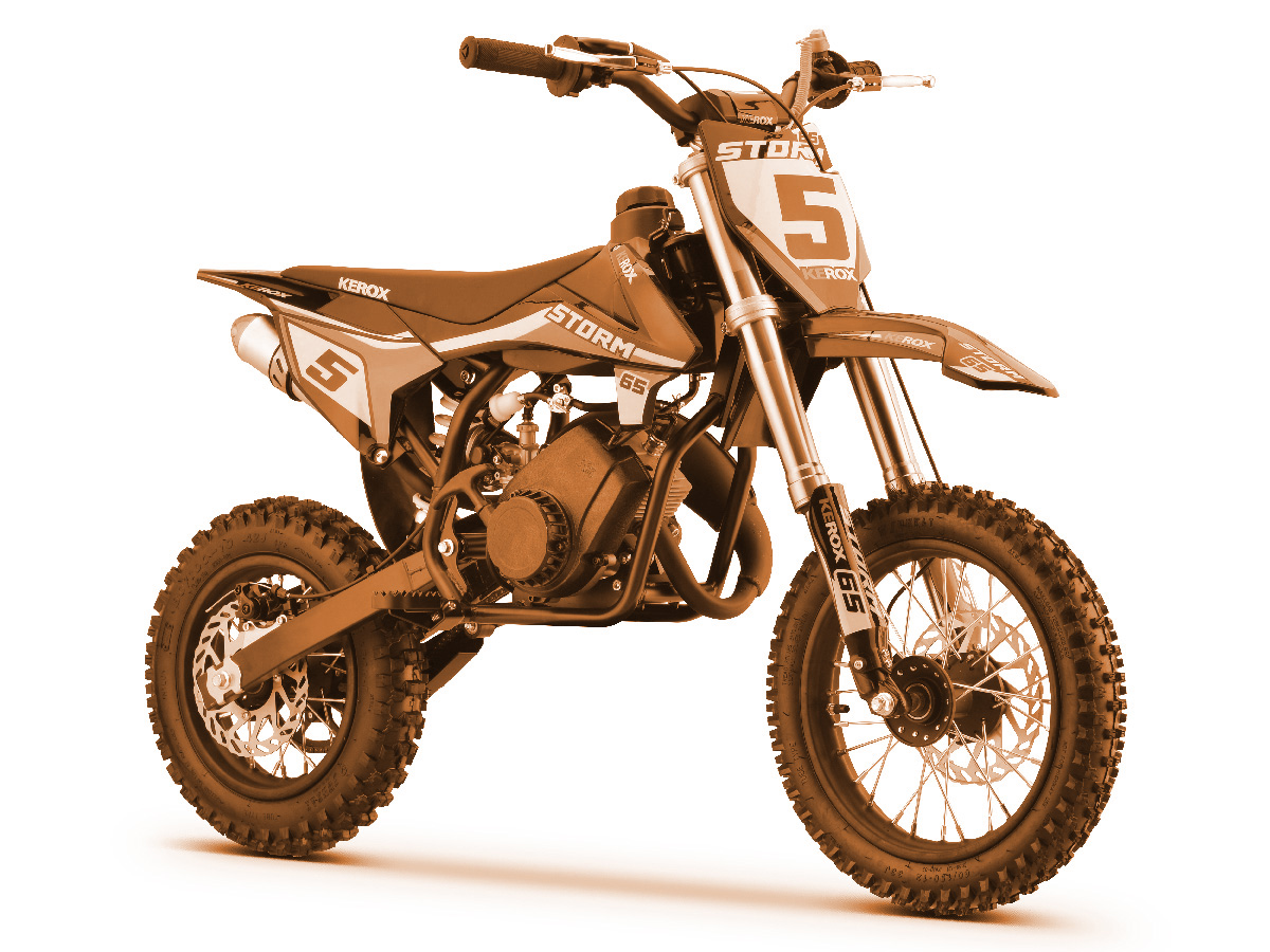 Moto enfant 65cm3 Kerox Storm, orange