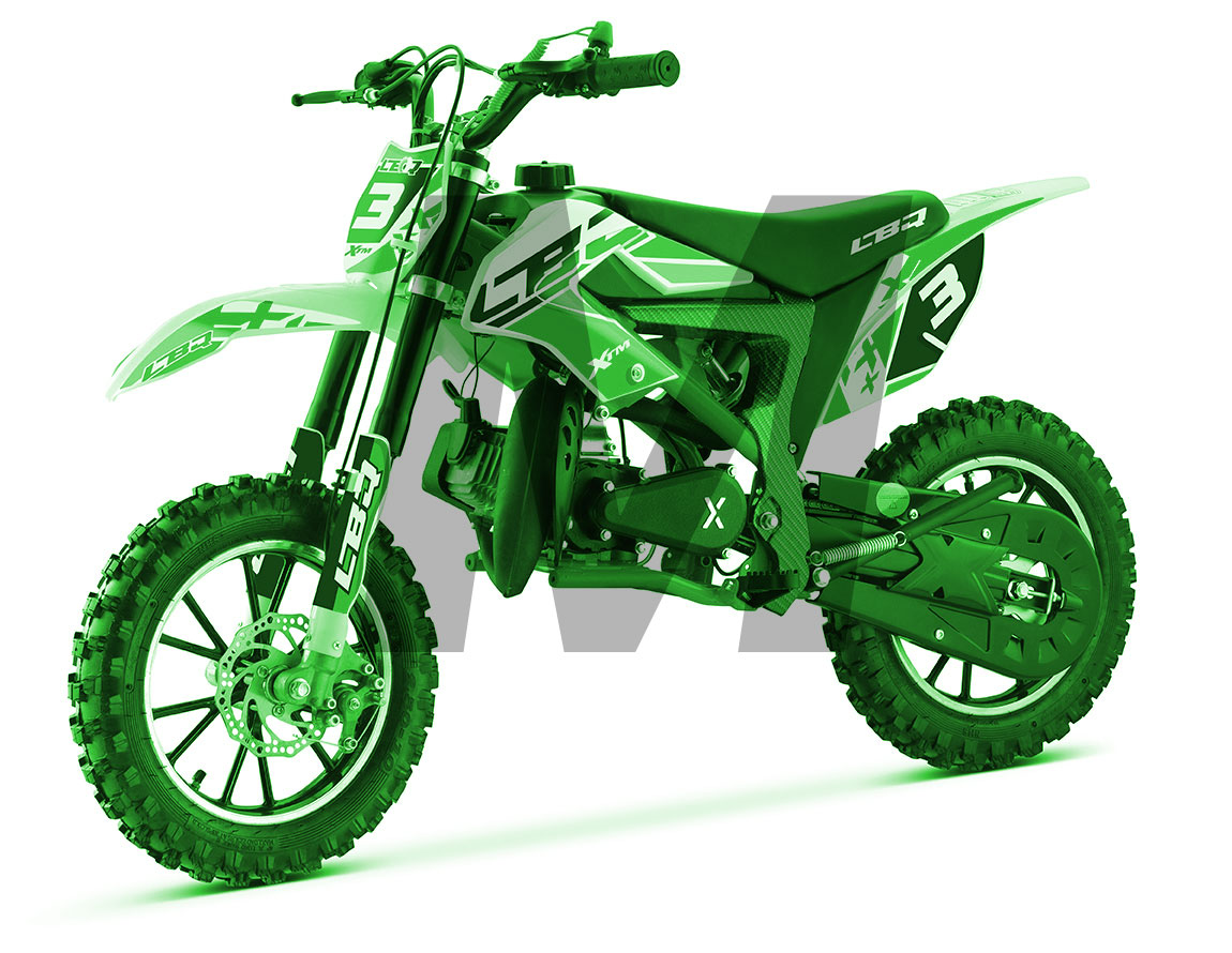 Pocket Cross 50cc Enfant - La Moto-cross pour les Jeunes de 5-8 ans