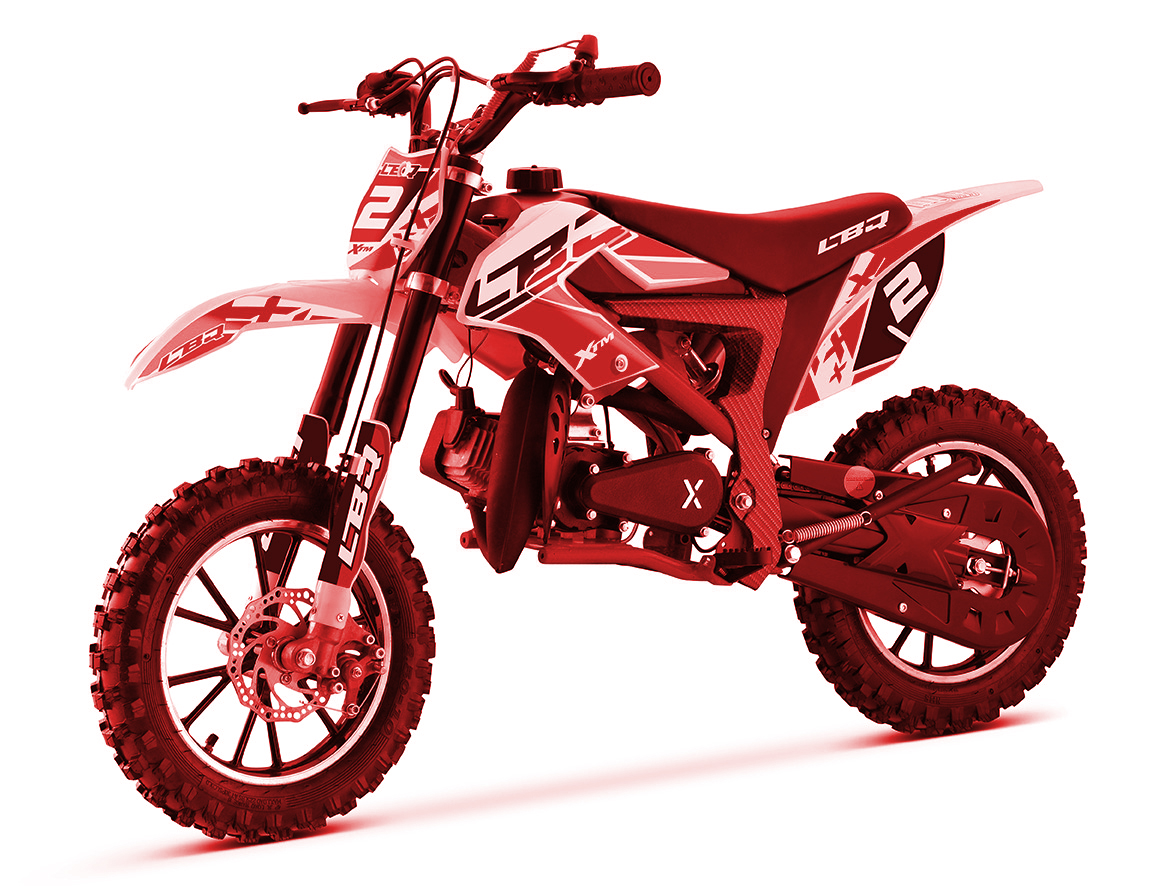 pocket cross 50cc xtm500, rouge