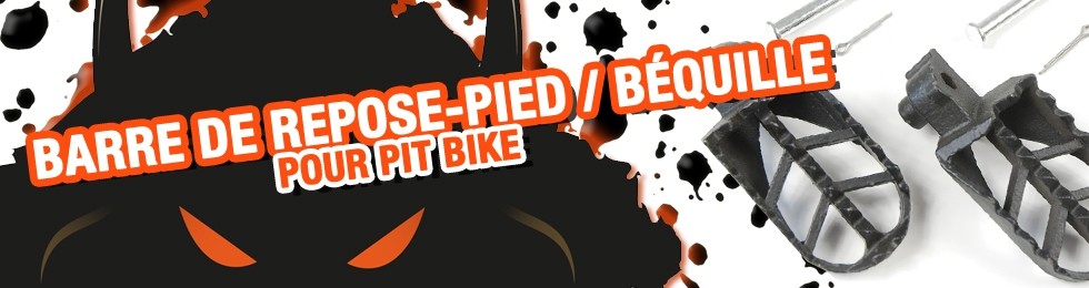 Piece Barre de repose-pied / Béquille Pit Bike et Dirt Bike